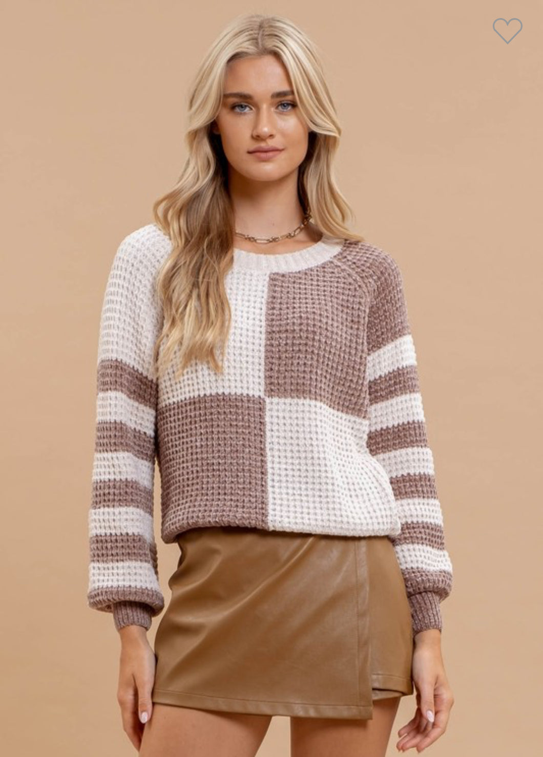 Colorblock Checkered & Striped