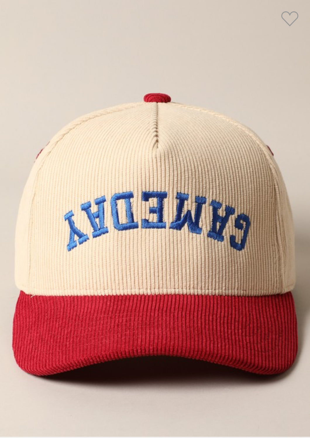 Upside down Gameday Hat