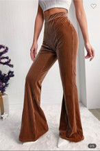 Load image into Gallery viewer, High waist Flare Corduroy Pants
