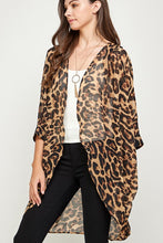 Load image into Gallery viewer, Leopard Kimono Cardigan
