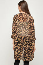 Load image into Gallery viewer, Leopard Kimono Cardigan
