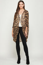 Load image into Gallery viewer, Leopard Kimono Cardigan
