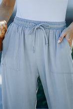 Load image into Gallery viewer, Grey Drawstring Elastic Waist Pull on Pants
