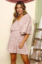Load image into Gallery viewer, Dusty Pink Floral Dress
