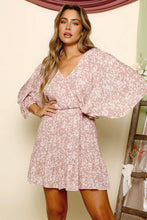 Load image into Gallery viewer, Dusty Pink Floral Dress
