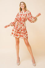 Load image into Gallery viewer, Ivory Brick Printed Dress
