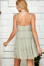 Load image into Gallery viewer, Sage Ruffled Dress
