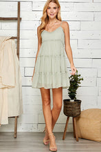Load image into Gallery viewer, Sage Ruffled Dress
