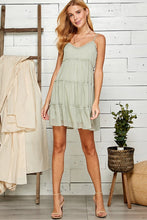 Load image into Gallery viewer, Sage Ruffled Dress
