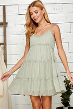 Load image into Gallery viewer, Sage Ruffled Dress
