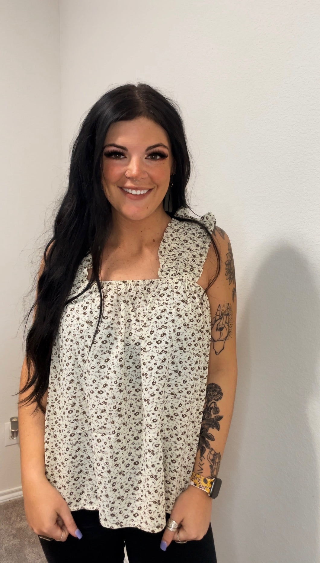 Floral Babydoll Top