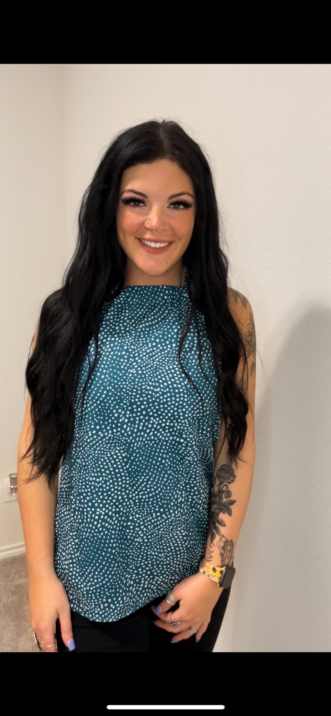 Green Halter Top